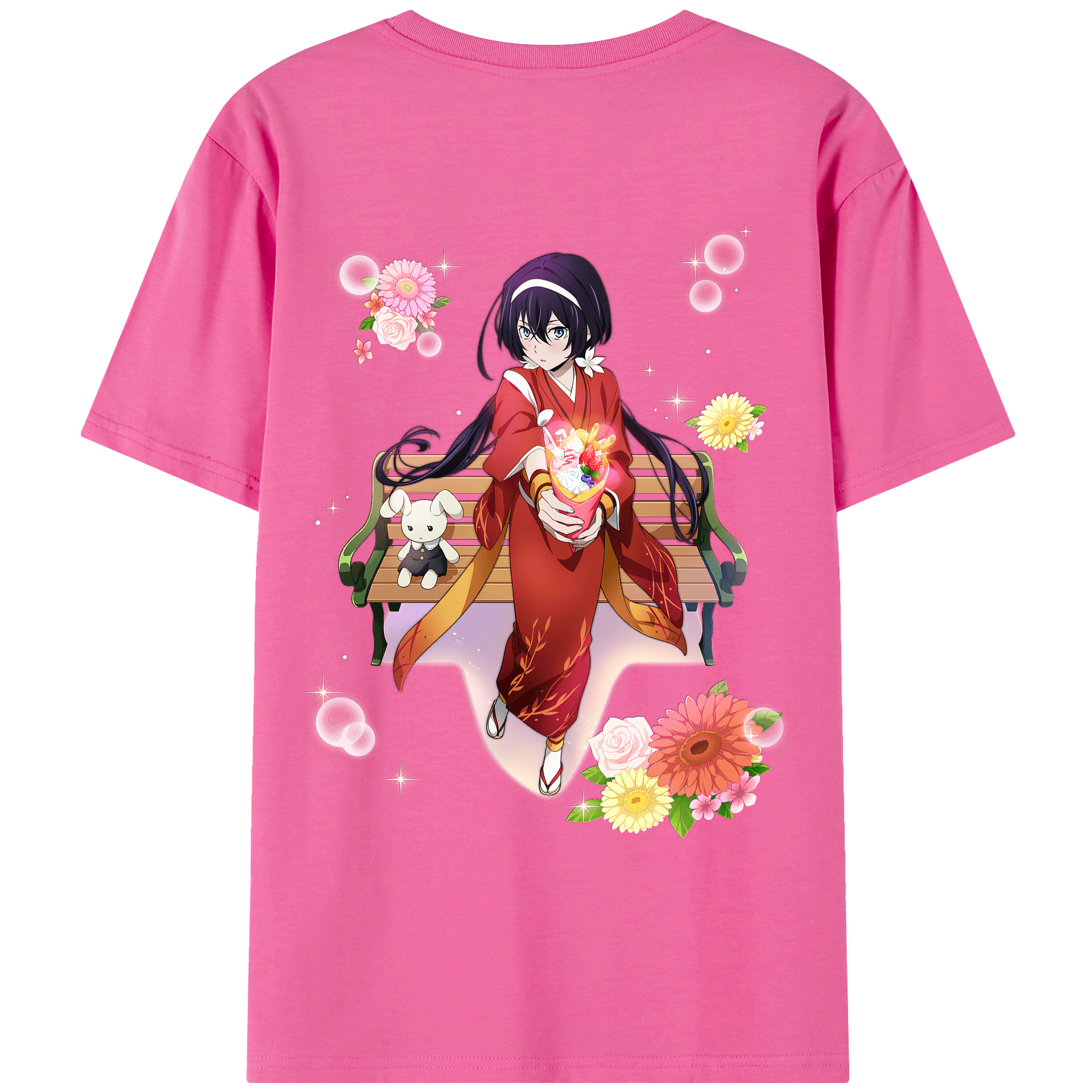 （画像用） 文豪ストレイドッグス Bungo Stray Dogs レディース半袖Tシャツ(バックプリント)